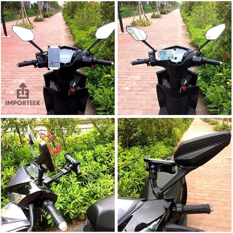 Importeek Soporte Base Sujetador De Celular Universal Bicicleta Motos