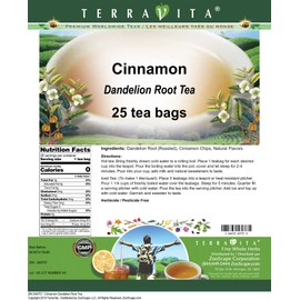 Cinnamon Dandelion Root Tea (25 tea bags, ZIN: 549757) - 3 Pack