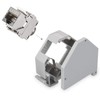 kwmobile Keystone Module and DIN Rail Adapter Set - Fits