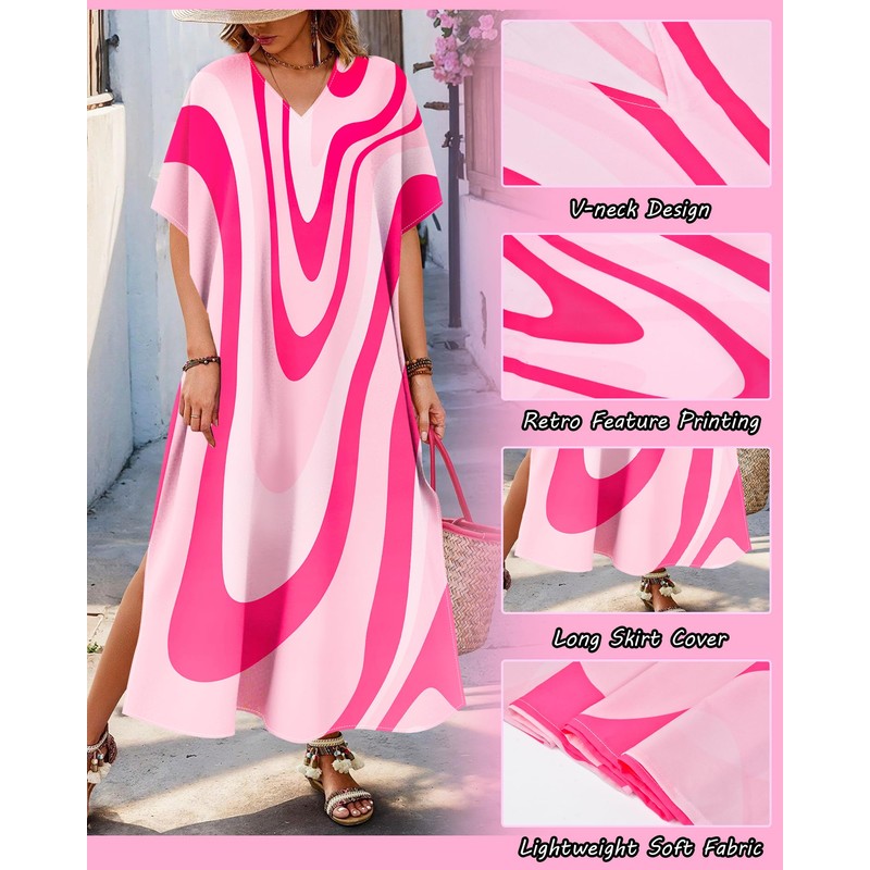 Nidoul Kaftan Dresses for Women Plus Size Bathing Suit Cover