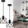 1-Light Hanging Pendant Light Fixture, Black Pendant Lights Kitchen Island,