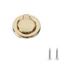 Pastlla 4Pcs Flush Ring Pull Round Recessed Pull Handle Knob