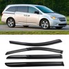 Window Visors Sun Rain Guards - Window Deflectors for Car