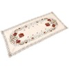 Table Cloth Europe Style Red Floral Elegant Table Cover Flower
