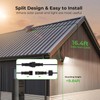 nipify Solar Motion Lights Outdoor, 3 Modes Split Motion Sensor