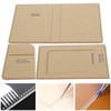 3Pcs Acrylic Template Card Bag DIY Passport Holder Leather Pattern