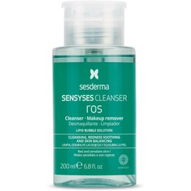 Sesderma Sensyses Cleanser Ros Agua Liposomal Limpiadora y Desmaquillante Facial, Calma Rojeces y Refuerza la Barrera Cutánea, para Piel Sensible y con Rojeces, 200 ml