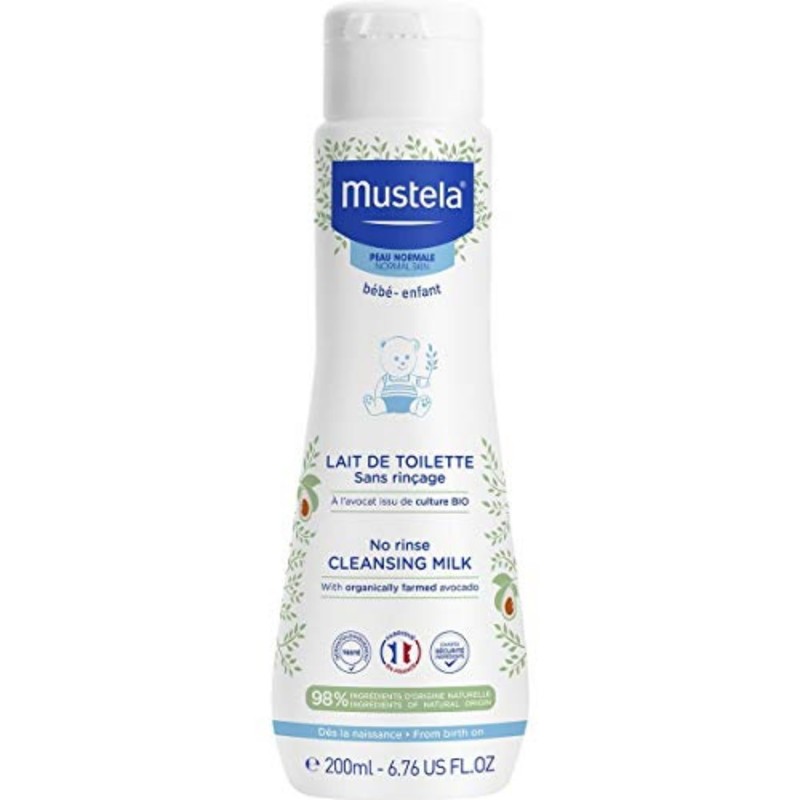 Mustela Solución Limpiadora con Textura Cremosa para Bebé o Niño