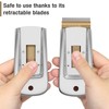 Bates- Metal Razor Blade Scraper, 2 Pack, 30 Extra Blades,