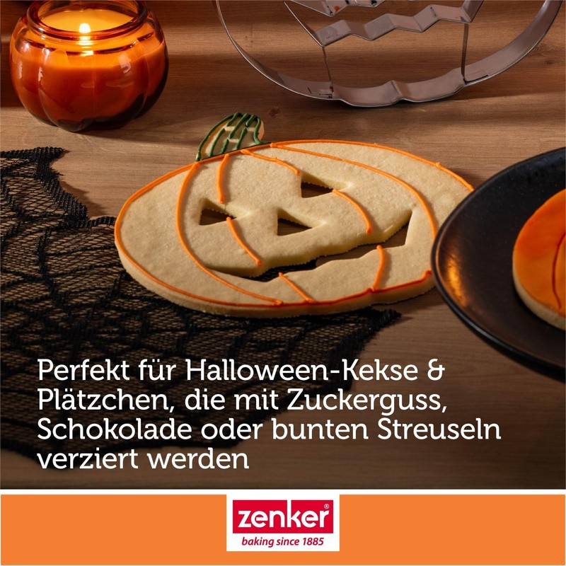 ZENKER XXL Cookie Cutter Pumpkin Head