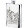 6oz Game Season Pewter Flask by Bisley