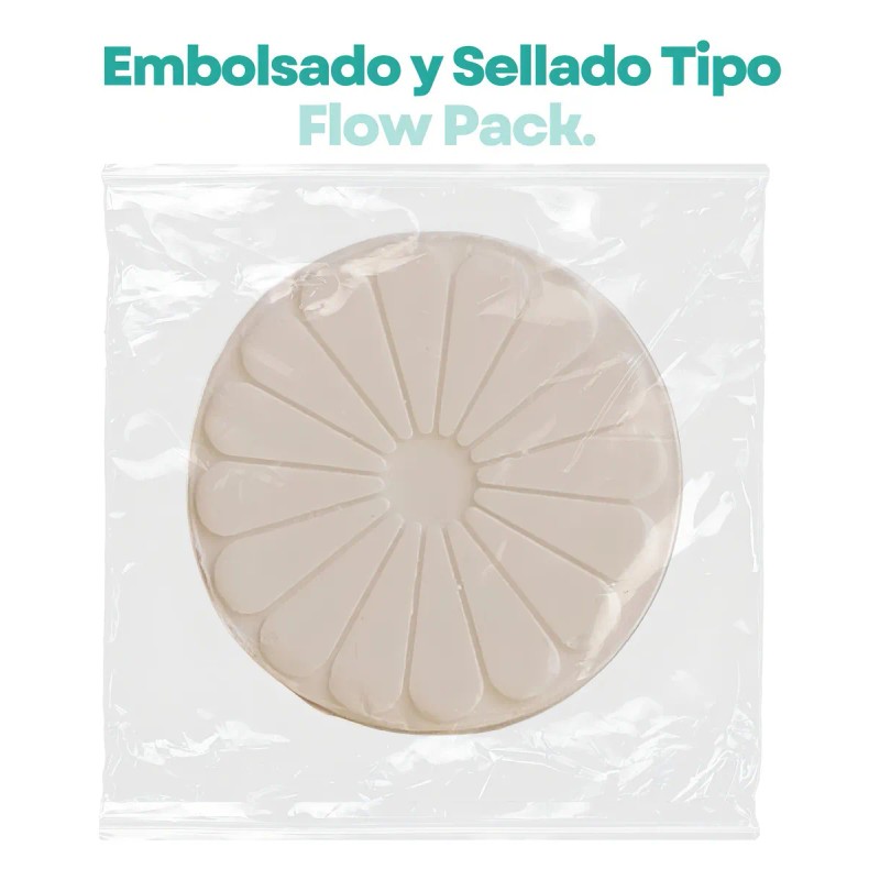 Jabón Amolli Hotelero Redondo 15g Base Vegetal Paquete 100 Pzs