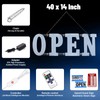 Lemonnova Large LED Open Signs for buiness with 13 Scene