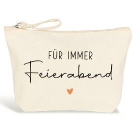 MEJOSER Retirement Gift Retirement Gift Woman Cosmetic Bag Small Pension Gift Funny Pensioner Bag Toiletry Bag for Leaving Farewell Gift Colleagues Forever Evening