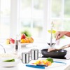 VALICLUD 2pcs Stainless Steel Shaker with Handle Seasoning Container for