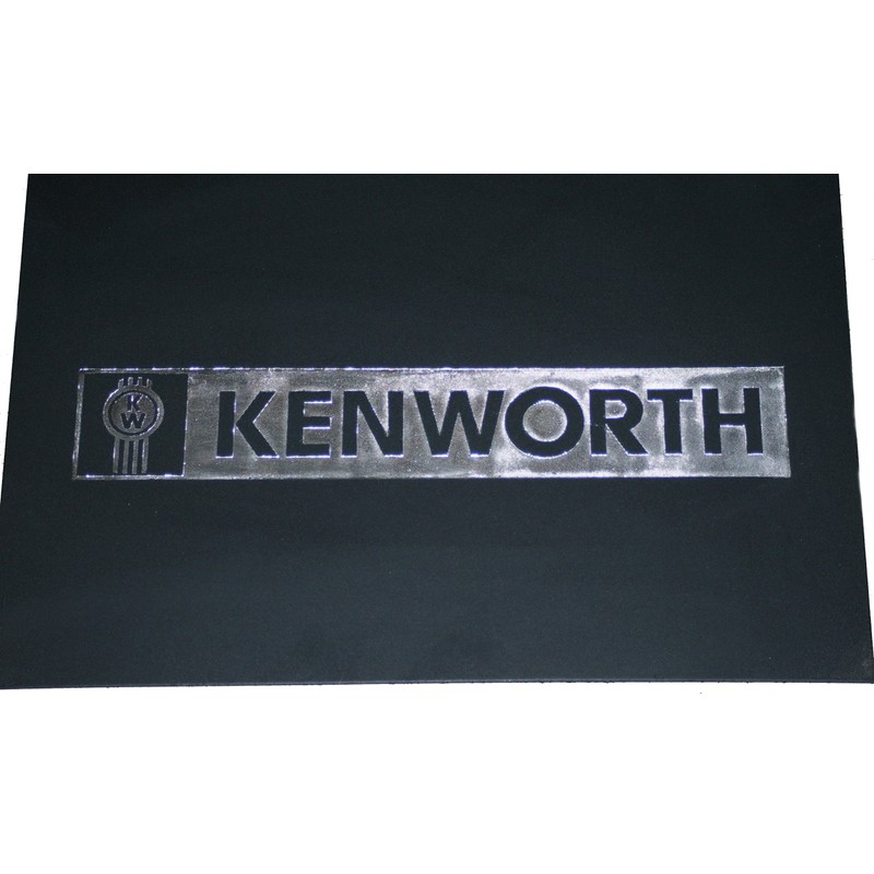 Kenworth 24" x 30" Black & Silver Poly Semi Truck