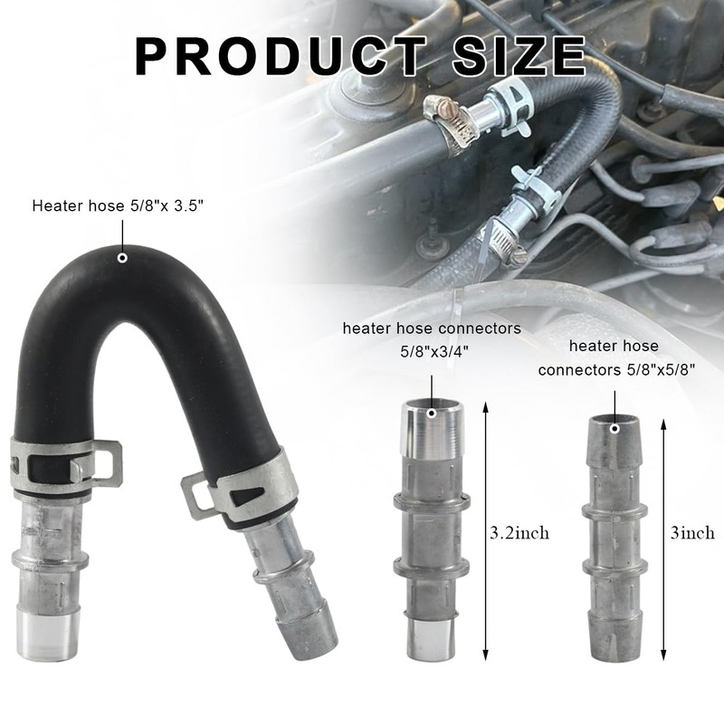 FSTURIOS Engine Heater Core Bypass Kit, 626-001 Heater Core Flush