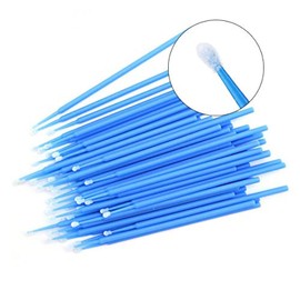 Microbrush Pack of 500 Eyelash Extensions for Makeup, Teeth and Oral Care (Yellow, Blue, Pink, Green, Purple)