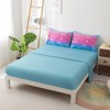 Podol 5 Pieces Gradient Cat Glitter Bedding Set for Girl