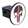 Punisher Skull American Flag Plastic ABS Trailer Hitch Cover Car-Truck-SUV