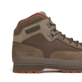 Timberland Men's Euro Hiker Leather Boot Hiking, Olive Nubuck, 9