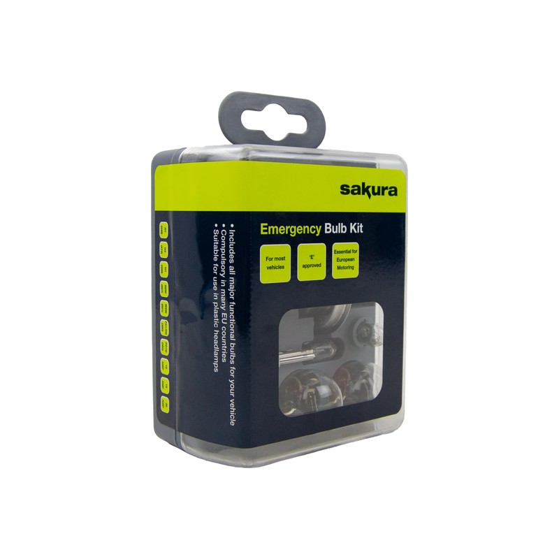 Sakura Emergency Bulb Kit - Fits Most Vehicles - 7