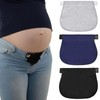 3 Pcs Waist Extender Maternity Pants Extender Pregnancy Band Extender