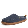 Dearfoams Men's Alpine Bern Clog Slipper, Navy, Medium