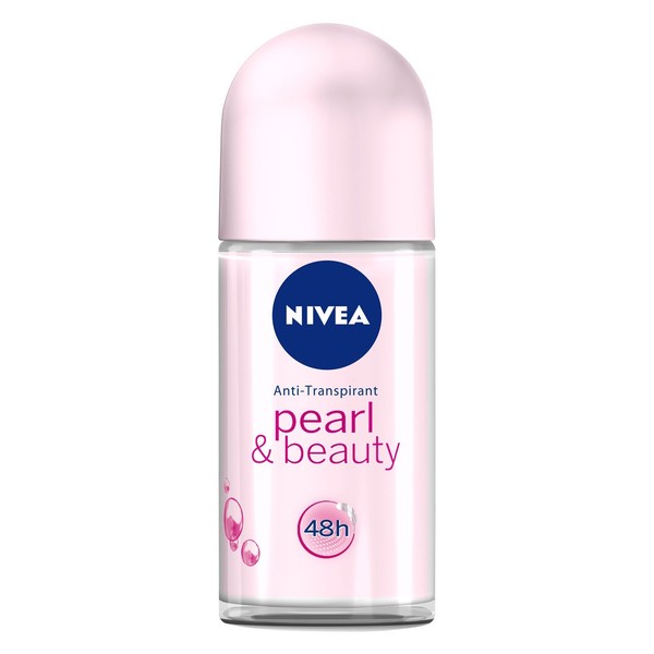 Nivea Pearl & Beauty Roll-On Deodorant 50 ml (Pack of 3)
