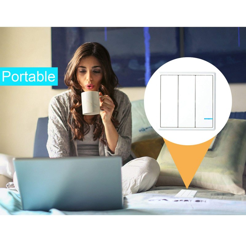 NineLeaf Wireless Remote Control Outlet Light Switch Smaller Version with