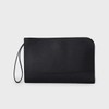 Takeokikuchi G8701070 Men's Clutch Bag, Black Leather, For Ceremonial Occasions,