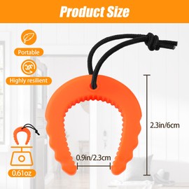 SNOMEL 2 Pieces Portable First Responder Door Stops for Law Enforcement, Tactical Police Door Jam with Nylon Cord Attachments, Firefighter Door Stopper Prevent from Closing & Quick Passage