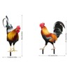 Metal Chicken - Chicken Metal Garden Art,Spring Outdoor Decorations, Set