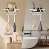 Paroto Ironing Board Holder Wall Mount, Laundry Room Organization Storage,