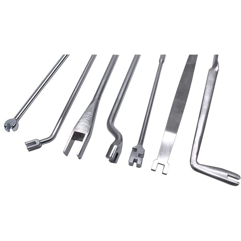 Jiayouy 13pcs Piano Regulating Tool Kit with 6" Combination Handle