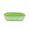 TUPPERWARE D21 Freezer Mates Medium Low 1,0 L Green 14168