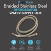 Flexible Braided Stainless Steel Water Supply Line 3/8" Comp x