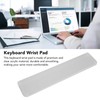 Keyboard Wrist Rest 0.4 to 0.6in Slope Ergonomic Clear Acrylic