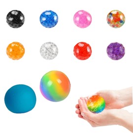 12Pcs Stress Balls for Adults, Toys for Kids Adults Stress Relief, Stress Ball for Relief Party Favors Gifts, Squishy Balls, Improve Focus During Work, Sensory Balls for Anxiety Relief