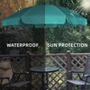 AMMSUN Patio Umbrella, 6.5 ft Outdoor Table Umbrella with Tilt
