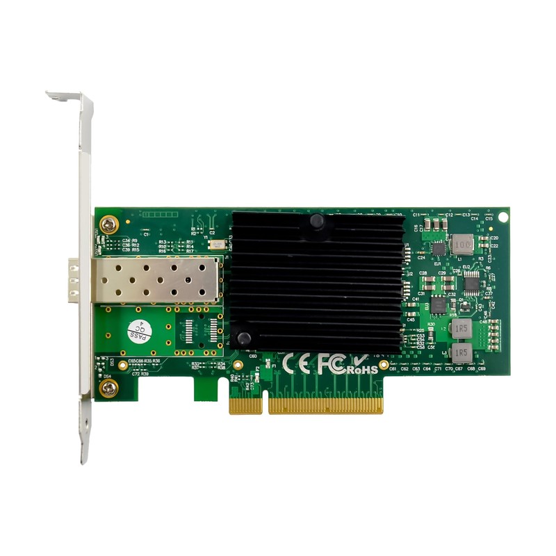InLine 10-Gigabit Network Card, 1x SFP+, PCIe x8, 10 GBASE-T