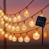 AVAMERY Solar String Lights Outdoor Waterproof, 100LED Crystal Ball Fairy