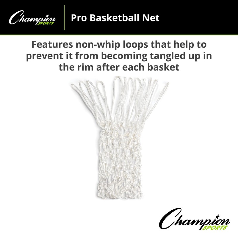 Champion Sports 411 7mm Pro Non-Whip Basketball Net