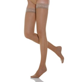 Relaxsan Basic 770 (Beige, Sz.3) - 70 denier light support hold up stockings 12-17 mmHg