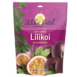 Soft-Dried Lilikoi (Passion Fruit) by Nakihalani Farm (3.5 oz) | Non-GMO, Gluten-Free, Vegan | Soft Chewy Texture | Plant-Based Healthy Snack for Adults & Kids | Resealable Bag