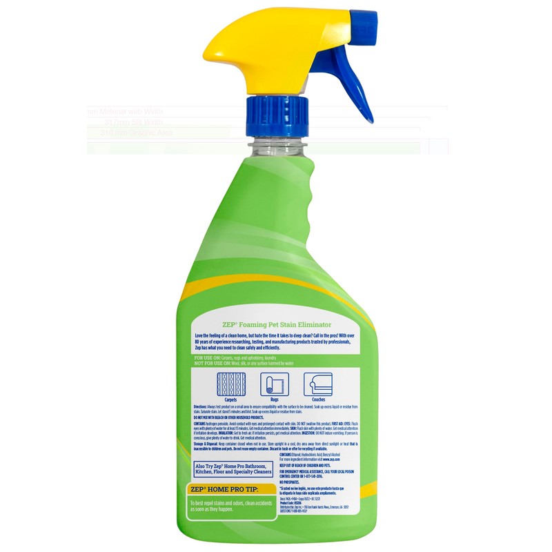 Zep Home Pro Foaming Pet Stain Eliminator - 24 Fl.