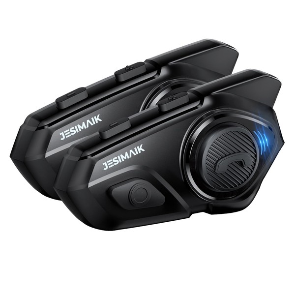 Motorcycle Helmet Bluetooth Headset, 10 Way 2000M Helmet Communication System,