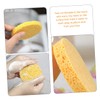 TOVINANNA Pcs Soft Fluffy Makeup Removal Sponge Puff Wood Pulp