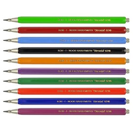 KOH-I-NOOR 5216 Druckbleistift Fallbleistift Metall 2 mm farbig sortiert 10 er Set