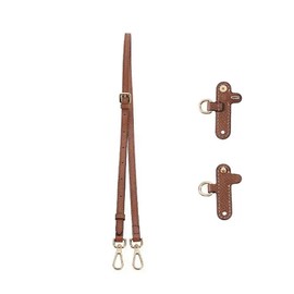 YEJAHY Shoulder Strap for Bags, Bag Straps for Changing, Adjustable Shoulder Strap for Bags, No-Punch Adjustable, brown
